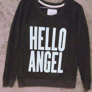 Victoria Secret Hello Angel Sweatshirt Size Medium